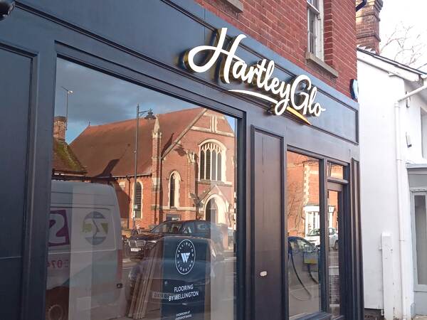 Illuminated shop sign