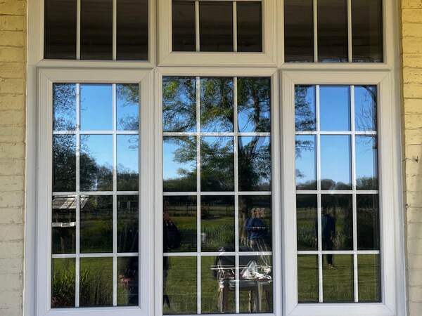UPVC windows with Georgian bars