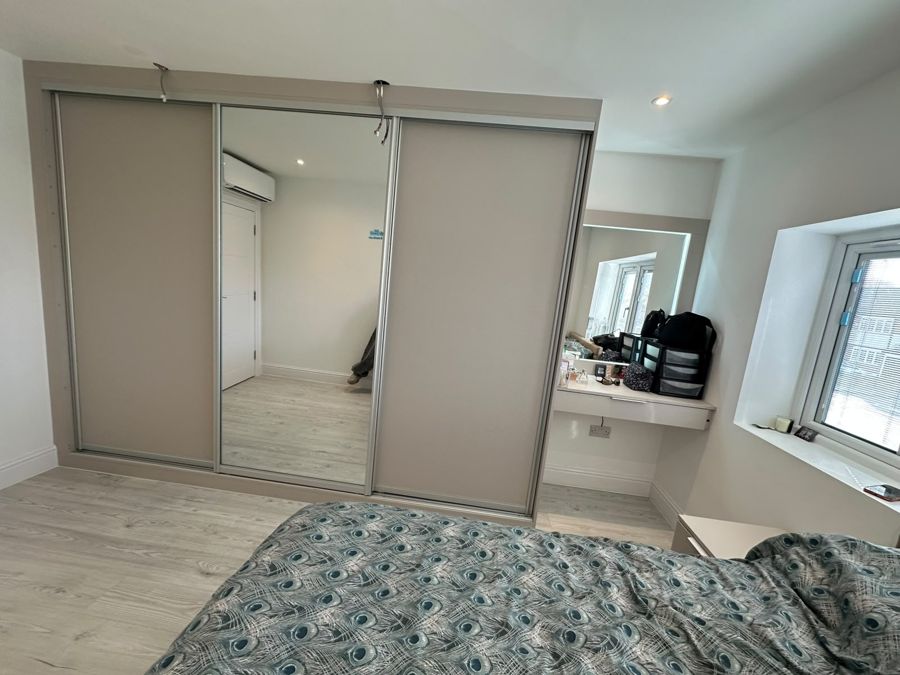 Fitted wardrobe installation