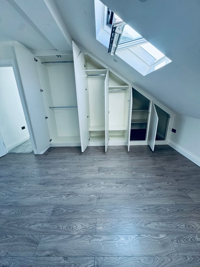 Fitted wardrobe installation