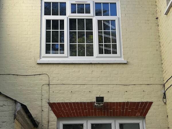 Upper floor UPVC windows